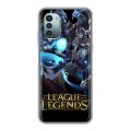 Дизайнерский силиконовый чехол для Nokia G11 League of Legends