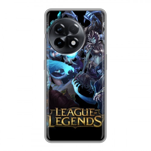 Дизайнерский силиконовый чехол для OnePlus 11R League of Legends