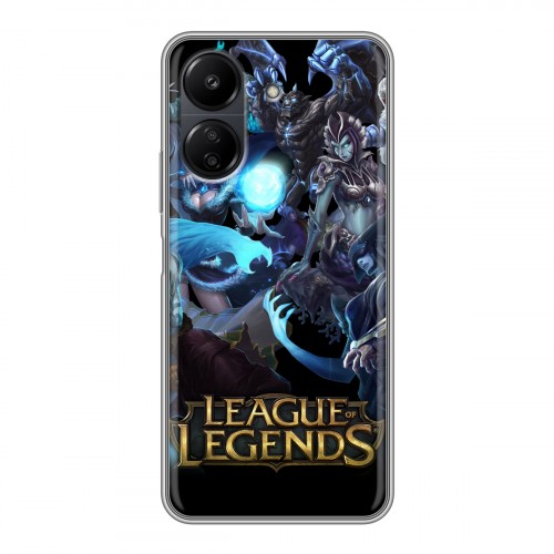 Дизайнерский силиконовый чехол для Xiaomi Poco C65 League of Legends