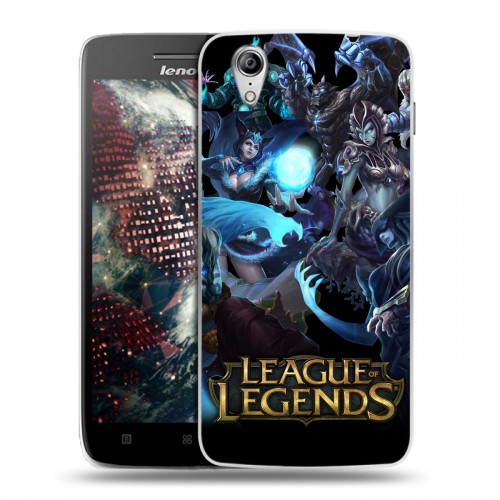 Дизайнерский пластиковый чехол для Lenovo Vibe X League of Legends