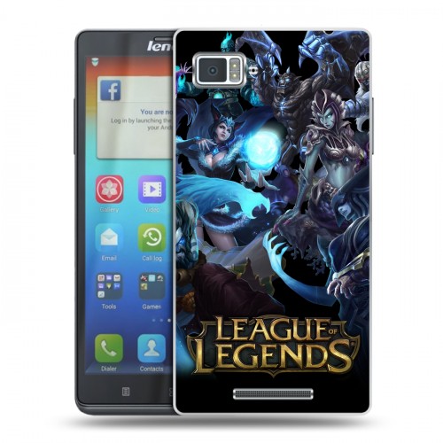 Дизайнерский пластиковый чехол для Lenovo Vibe Z League of Legends