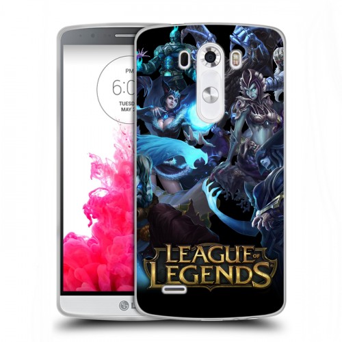 Дизайнерский пластиковый чехол для LG G3 (Dual-LTE) League of Legends