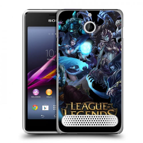 Дизайнерский силиконовый чехол для Sony Xperia E1 League of Legends