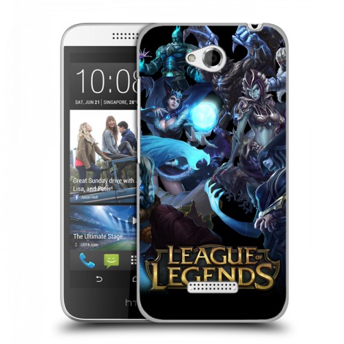 Дизайнерский пластиковый чехол для HTC Desire 616 League of Legends