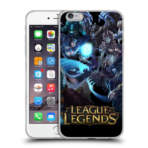 Дизайнерский силиконовый чехол для Iphone 6 Plus/6s Plus League of Legends