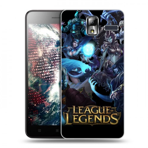 Дизайнерский силиконовый чехол для Lenovo S580 Ideaphone League of Legends