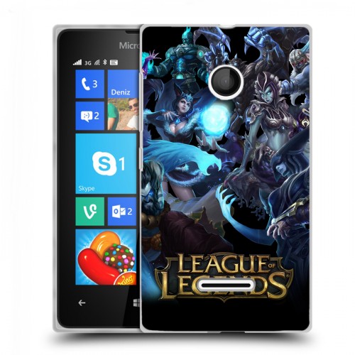 Дизайнерский пластиковый чехол для Microsoft Lumia 435 League of Legends