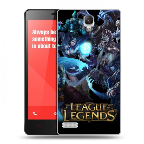 Дизайнерский пластиковый чехол для Xiaomi RedMi Note League of Legends