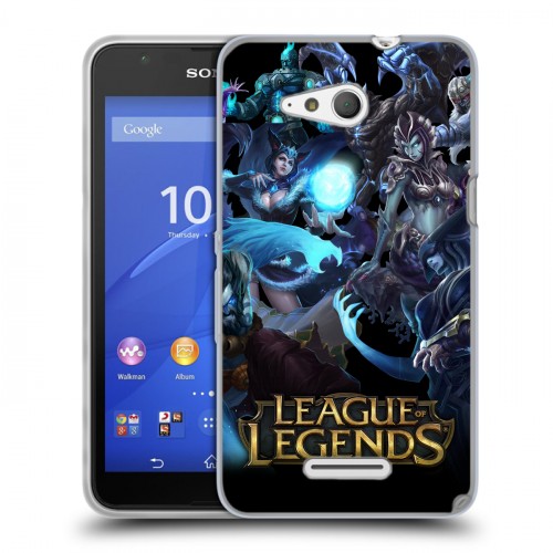 Дизайнерский пластиковый чехол для Sony Xperia E4g League of Legends