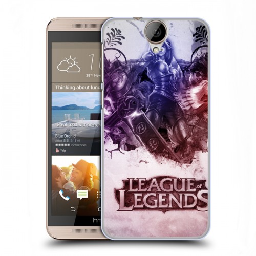 Дизайнерский пластиковый чехол для HTC One E9+ League of Legends