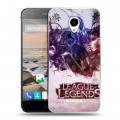 Дизайнерский силиконовый чехол для Micromax Canvas Spark League of Legends