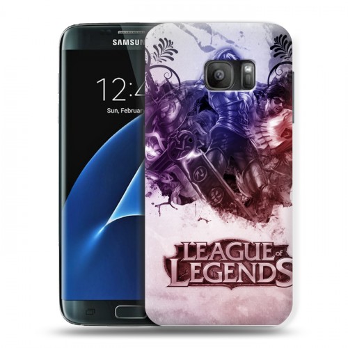 Дизайнерский силиконовый с усиленными углами чехол для Samsung Galaxy S7 League of Legends