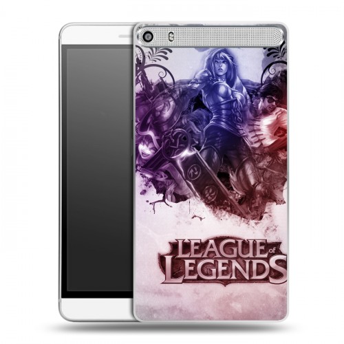 Дизайнерский пластиковый чехол для Lenovo Phab Plus League of Legends