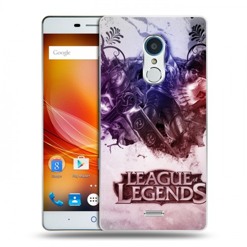 Дизайнерский пластиковый чехол для ZTE Blade X9 League of Legends