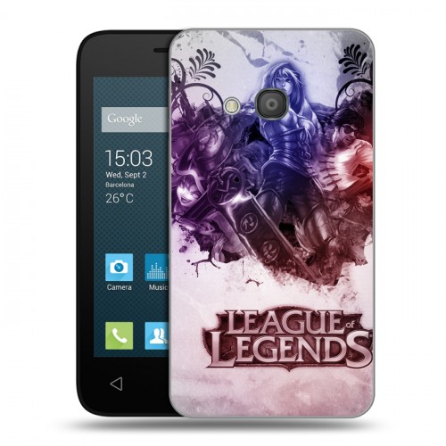Дизайнерский силиконовый чехол для Alcatel One Touch Pixi 4 (4) League of Legends