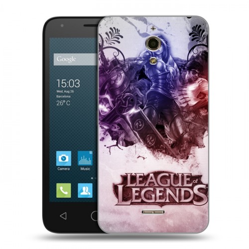 Дизайнерский силиконовый чехол для Alcatel One Touch Pixi 4 (6) League of Legends