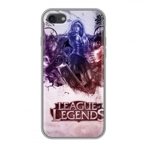 Дизайнерский силиконовый чехол для Iphone 7 League of Legends