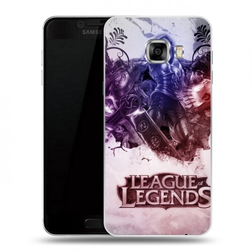Дизайнерский пластиковый чехол для Samsung Galaxy C5 League of Legends