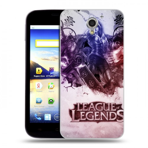 Дизайнерский пластиковый чехол для ZTE Blade A510 League of Legends