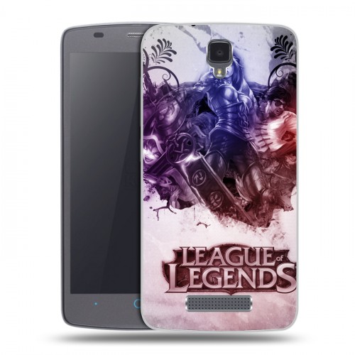 Дизайнерский силиконовый чехол для ZTE Blade L5 League of Legends