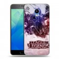 Дизайнерский силиконовый чехол для Meizu M5 League of Legends