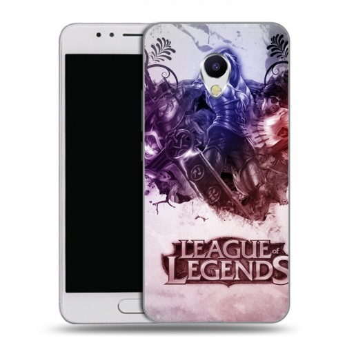 Дизайнерский силиконовый чехол для Meizu M5s League of Legends