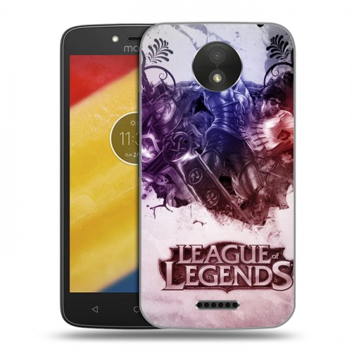 Дизайнерский пластиковый чехол для Motorola Moto C Plus League of Legends