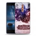 Дизайнерский пластиковый чехол для Nokia 8 League of Legends