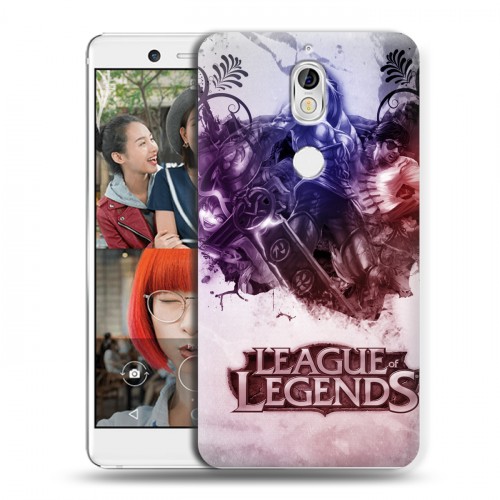 Дизайнерский пластиковый чехол для Nokia 7 League of Legends