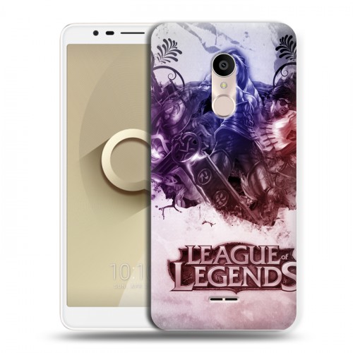 Дизайнерский силиконовый чехол для Alcatel 3C League of Legends