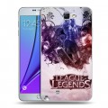 Дизайнерский пластиковый чехол для Samsung Galaxy Note 2 League of Legends