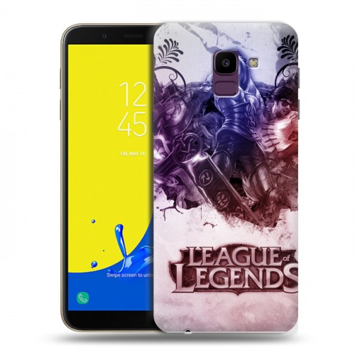 Дизайнерский пластиковый чехол для Samsung Galaxy J6 League of Legends