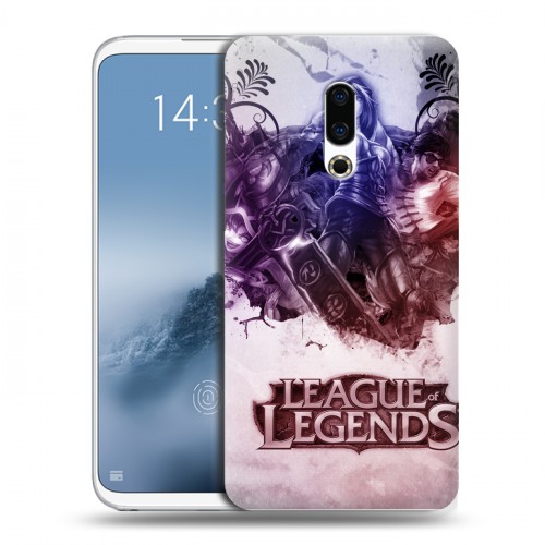 Дизайнерский силиконовый чехол для Meizu 16th Plus League of Legends