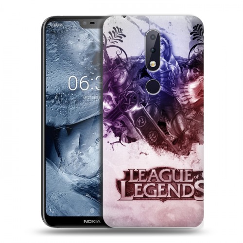 Дизайнерский пластиковый чехол для Nokia 6.1 Plus League of Legends