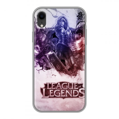 Дизайнерский силиконовый чехол для Iphone Xr League of Legends