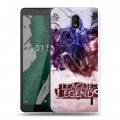Дизайнерский силиконовый чехол для Nokia 1 Plus League of Legends