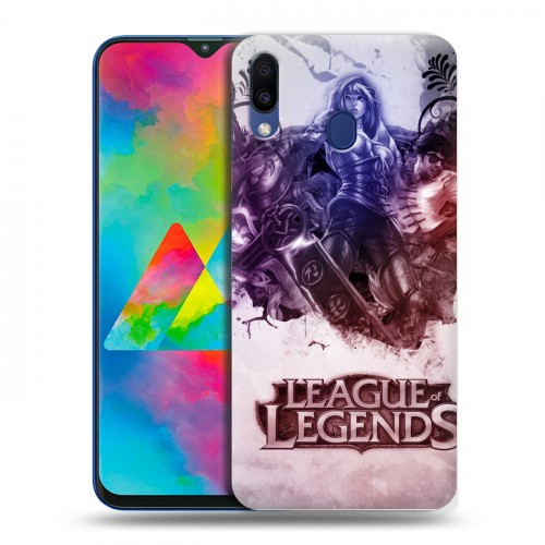 Дизайнерский пластиковый чехол для Samsung Galaxy M20 League of Legends