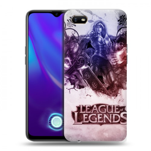 Дизайнерский силиконовый с усиленными углами чехол для OPPO A1k League of Legends