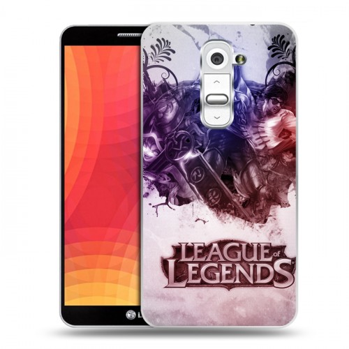 Дизайнерский пластиковый чехол для LG Optimus G2 League of Legends