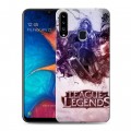 Дизайнерский пластиковый чехол для Samsung Galaxy A20s League of Legends