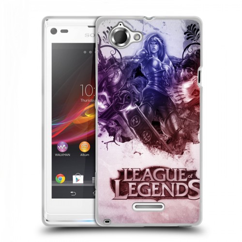 Дизайнерский пластиковый чехол для Sony Xperia L League of Legends