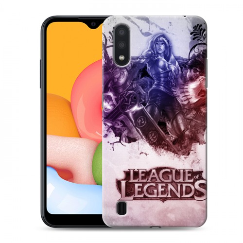 Дизайнерский силиконовый чехол для Samsung Galaxy M01 League of Legends