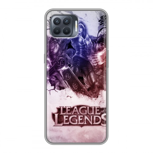 Дизайнерский пластиковый чехол для OPPO Reno4 Lite League of Legends