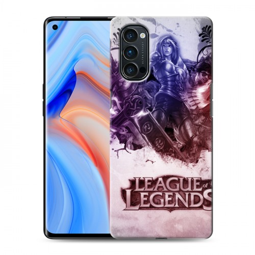 Дизайнерский пластиковый чехол для OPPO Reno4 Pro League of Legends