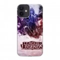 Дизайнерский силиконовый с усиленными углами чехол для Iphone 12 Mini League of Legends