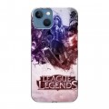 Дизайнерский силиконовый чехол для Iphone 13 League of Legends