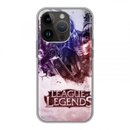 Дизайнерский силиконовый чехол для Iphone 14 Pro League of Legends