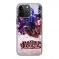 Дизайнерский силиконовый с усиленными углами чехол для Iphone 14 Pro Max League of Legends