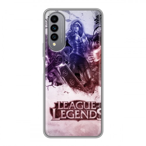 Дизайнерский силиконовый чехол для Wiko T50 League of Legends