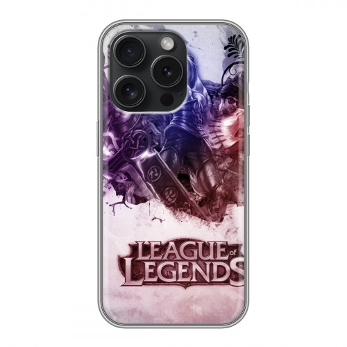 Дизайнерский силиконовый чехол для Iphone 15 Pro League of Legends